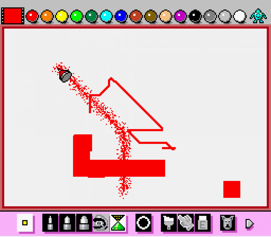 Mario Paint gameplay image for Super Nintendo Entertainment System (SNES) retro video game