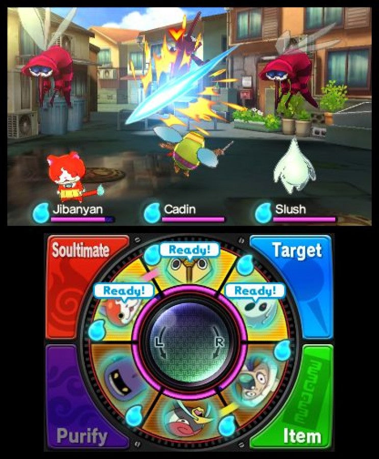 Yo-Kai Watch gameplay for Nintendo 3DS (3DS) role-playing video game
