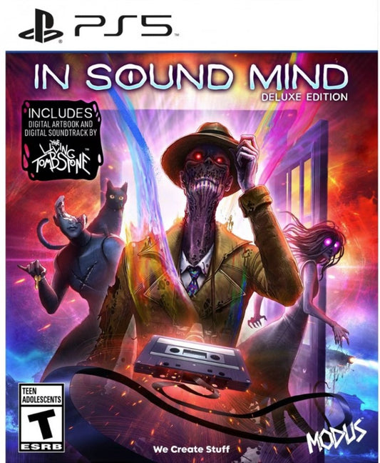 In Sound Mind [Deluxe Edition] cover art for PlayStation 5 (PS5) psychological horror video game