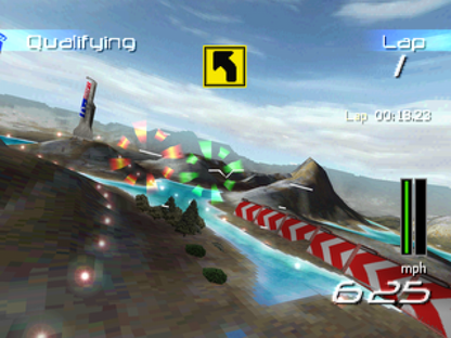 NGEN Racing retro futuristic combat racing game for PlayStation 1 (PS1) gameplay