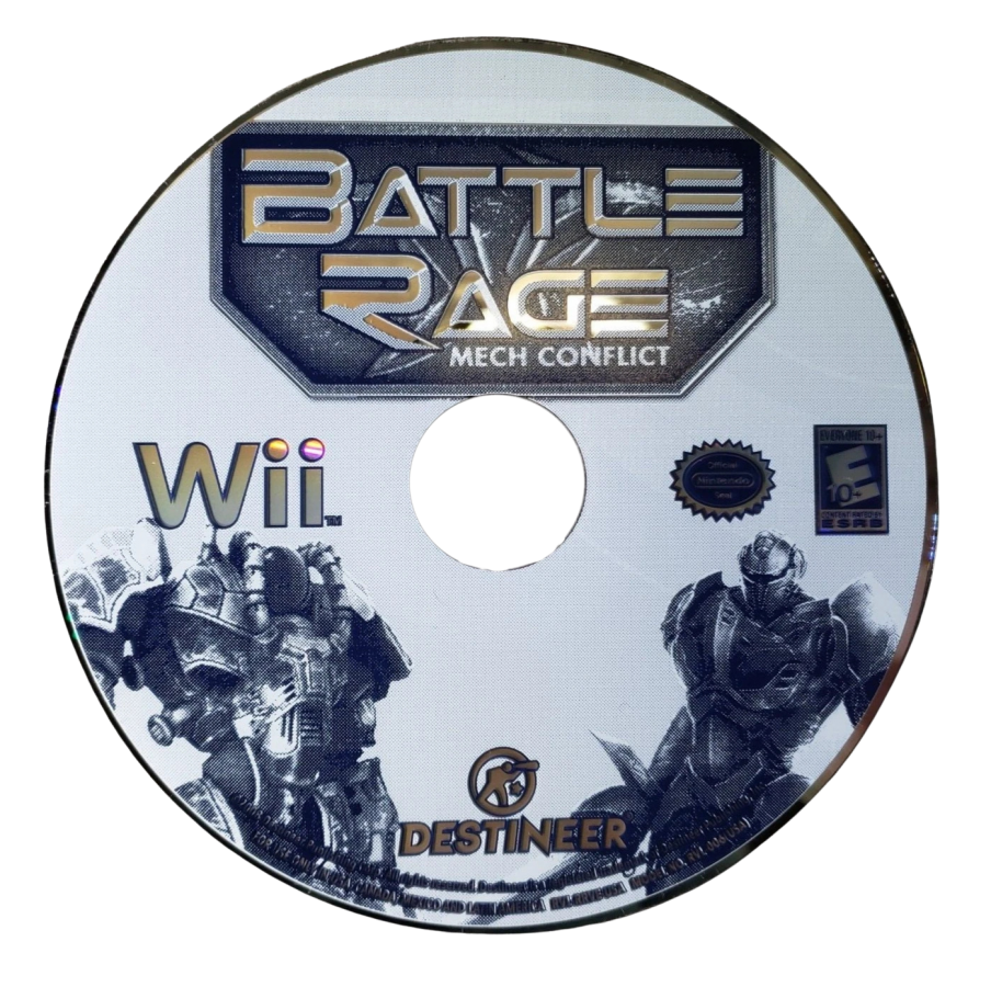 Battle Rage disc for Nintendo Wii (Wii) video game