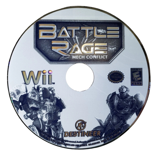 Battle Rage disc for Nintendo Wii (Wii) video game