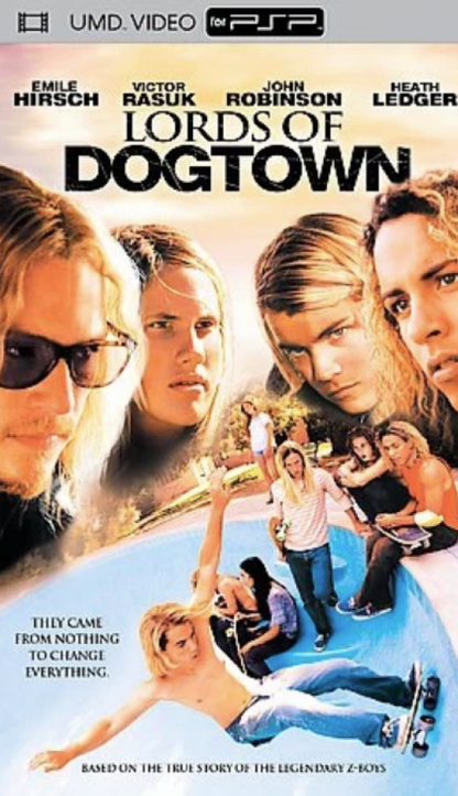 Lords of Dogtown UMD movie cover art for PlayStation Portable (PSP) drama film