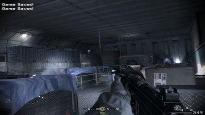 Call of Duty 4: Modern Warfare Platinum Hits for Xbox 360 with modern military action theme gameplay