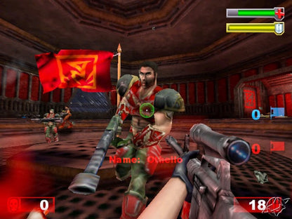 Unreal Tournament PlayStation 2 PS2 for first person shooter video game fans featuring fast paced arena combat futuristic weapons intense multiplayer battles single player tournament mode competitive gameplay sci fi environments classic FPS action collectible gaming appeal gameplay