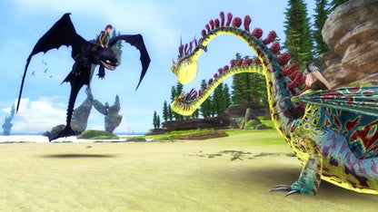 How to Train Your Dragon PlayStation 3 PS3 for retro video game enthusiasts featuring action adventure gameplay dragon training and battles fantasy world exploration character progression movie inspired quests family friendly multiplayer activities and collectible gaming appeal gameplay 