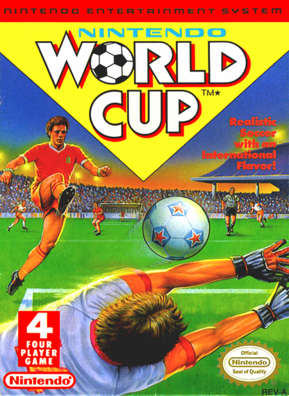 Nintendo World Cup cover art for Nintendo Entertainment System (NES) video game