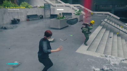 Control Xbox One action-adventure third-person shooter supernatural thriller Remedy Entertainment Jesse Faden The Oldest House telekinetic powers weapon forms eerie atmosphere brutalist architecture gameplay screenshot