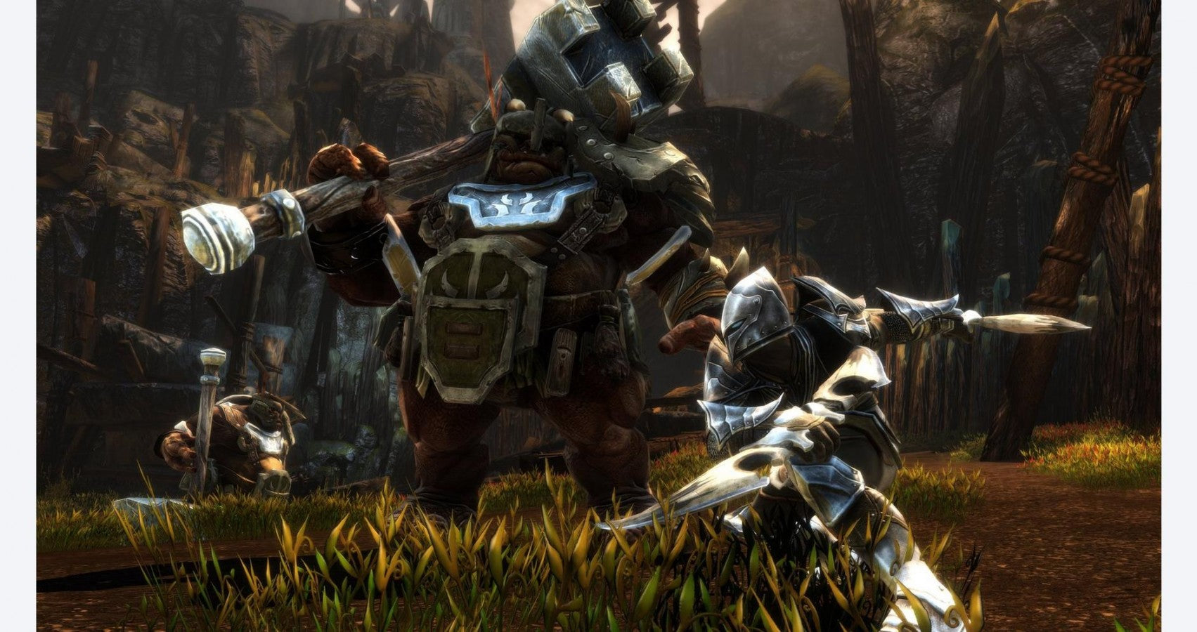 Kingdoms of Amalur Re-Reckoning for PlayStation 4, gameplay for an action role-playing video game with fantasy combat, open-world exploration, character customization, and epic adventure gameplay