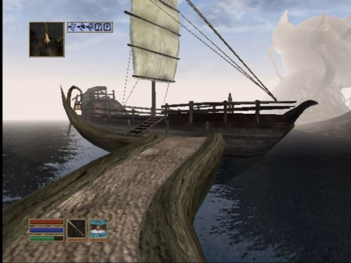 The Elder Scrolls III Morrowind for Xbox open world role playing game featuring expansive fantasy world deep character customization immersive questing and classic Bethesda RPG experience gameplay