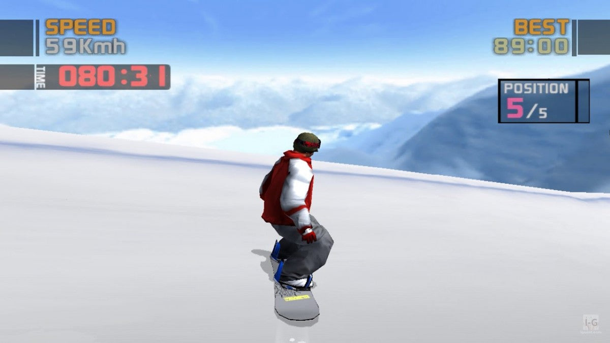 ESPN X Games Snowboarding extreme sports snowboarding game featuring X Games athletes downhill courses trick combos arcade style competition modes gameplay 