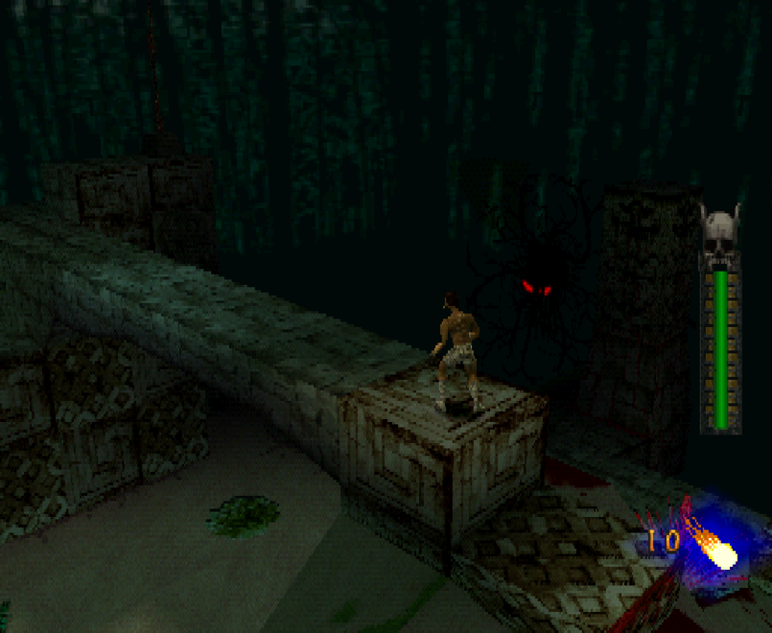 Akuji the Heartless PlayStation 1 PS1 for action adventure retro video game fans featuring voodoo mythology dark fantasy exploration hack and slash combat supernatural enemies atmospheric environments cinematic gameplay collectible gaming appeal gameplay
