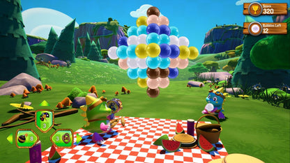 Puzzle Bobble 3D: Vacation Odyssey gameplay for PlayStation 5 (PS5) puzzle video game