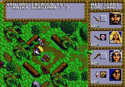 Dungeons and Dragons Warriors of the Eternal Sun Sega Genesis GEN for retro video game enthusiasts featuring classic role playing gameplay fantasy adventure turn based inspired combat dungeon exploration character progression epic quests and collectible gaming appeal gameplay  