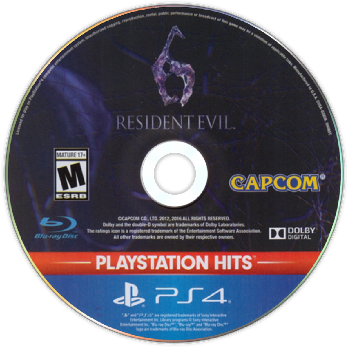 Resident Evil 6 Greatest Hits PlayStation 4 PS4 for survival horror action video game fans featuring third person combat multiple campaigns Leon Kennedy Chris Redfield and Jake Muller intense gunfights zombie and bio-organic enemies cooperative multiplayer cinematic storytelling global outbreak missions and immersive horror adventure collectible gaming appeal game disc