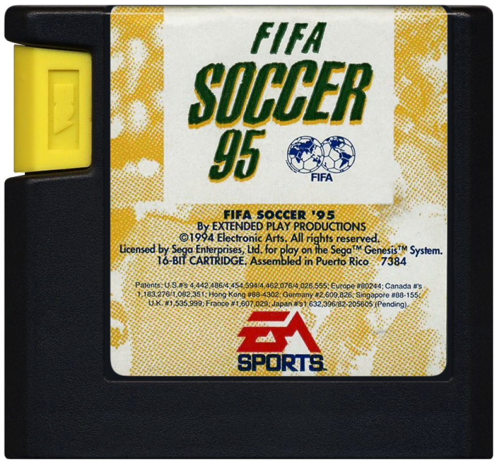 FIFA 95 cartridge for Sega Genesis (GEN) video game