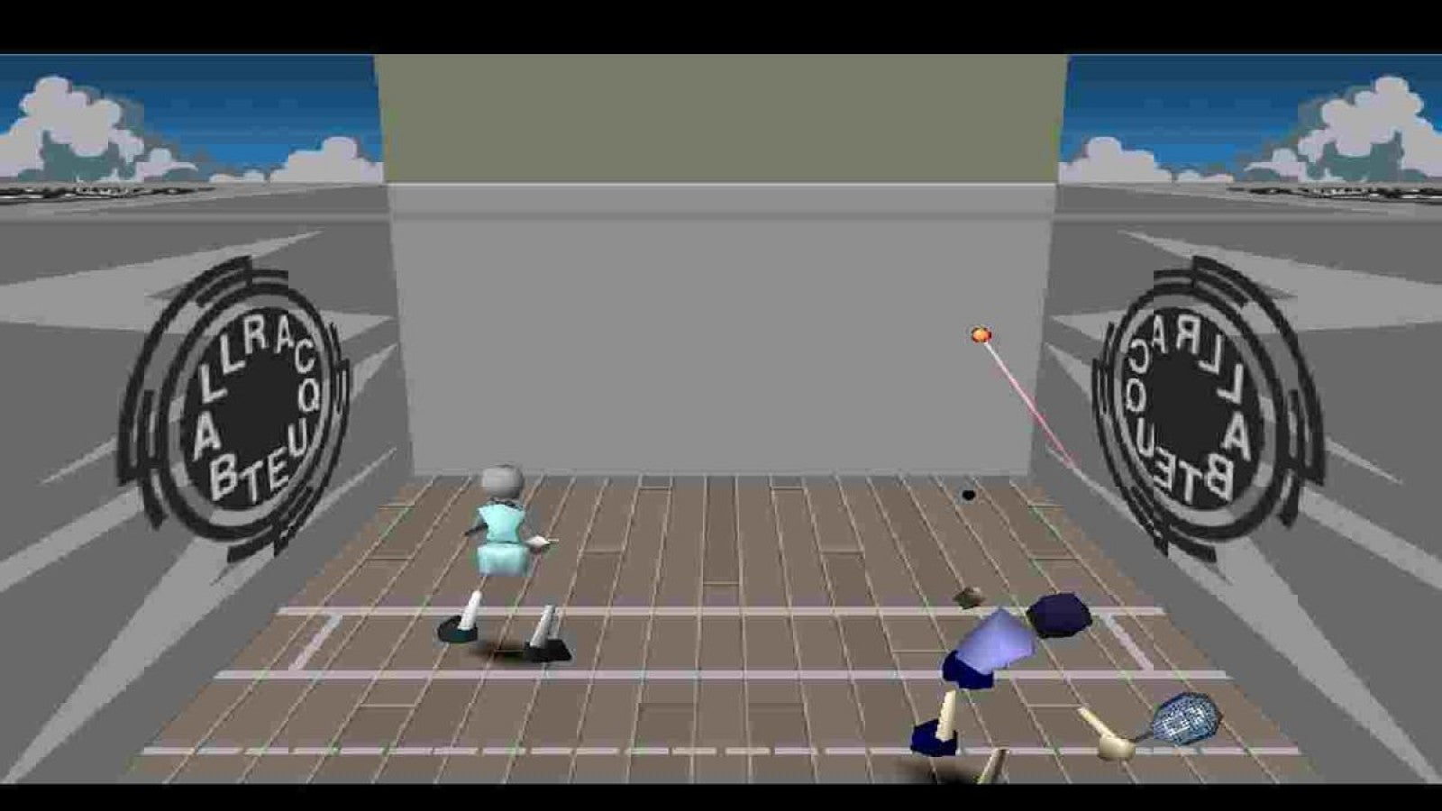 Street Racquetball retro sports arcade game for PlayStation 1 (PS1) gameplay