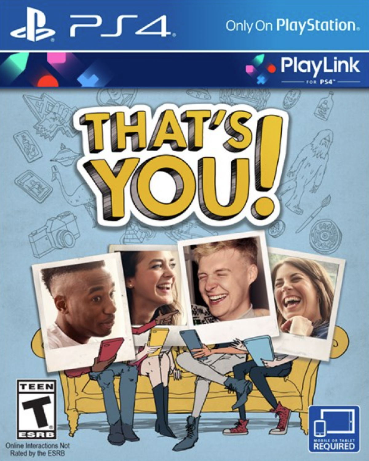 That's You – PlayStation 4 (PS4) video game cover image, party quiz game