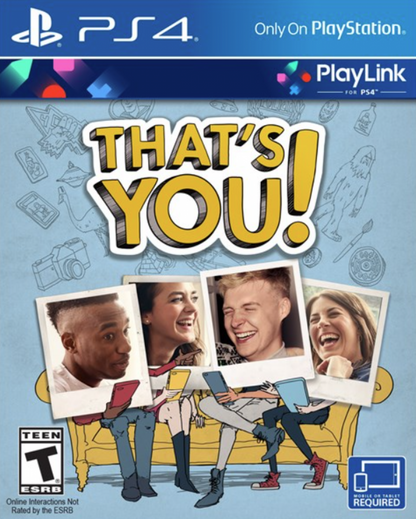 That's You – PlayStation 4 (PS4) video game cover image, party quiz game