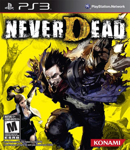 NeverDead cover art for PlayStation 3 (PS3) video game