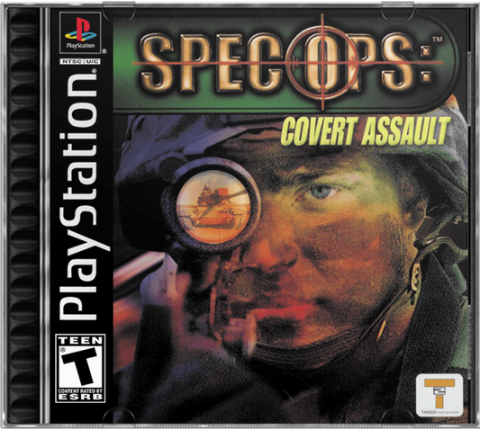 Spec Ops: Covert Assault cover art for PlayStation 1 (PS1) video game