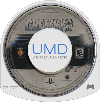 Gretzky NHL 06 UMD cover art for Playstation Portable (PSP) sports video game