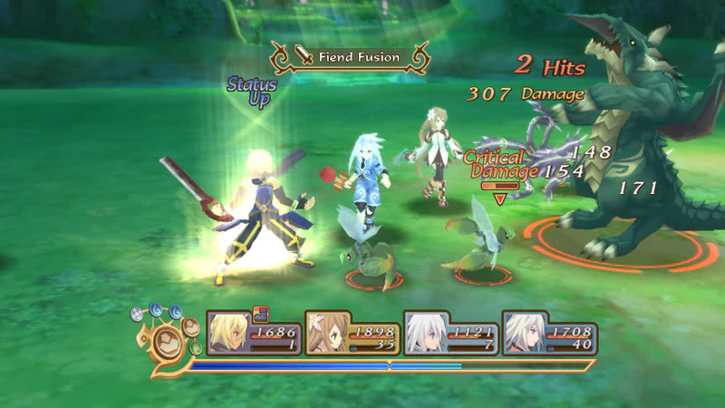 Tales of Symphonia Chronicles PS3 Sony PlayStation 3 JRPG role playing game anime style fantasy adventure Bandai Namco Tales series dual game collection Symphonia Dawn of the New World turn based combat party driven story PlayStation 3 software video game title gameplay