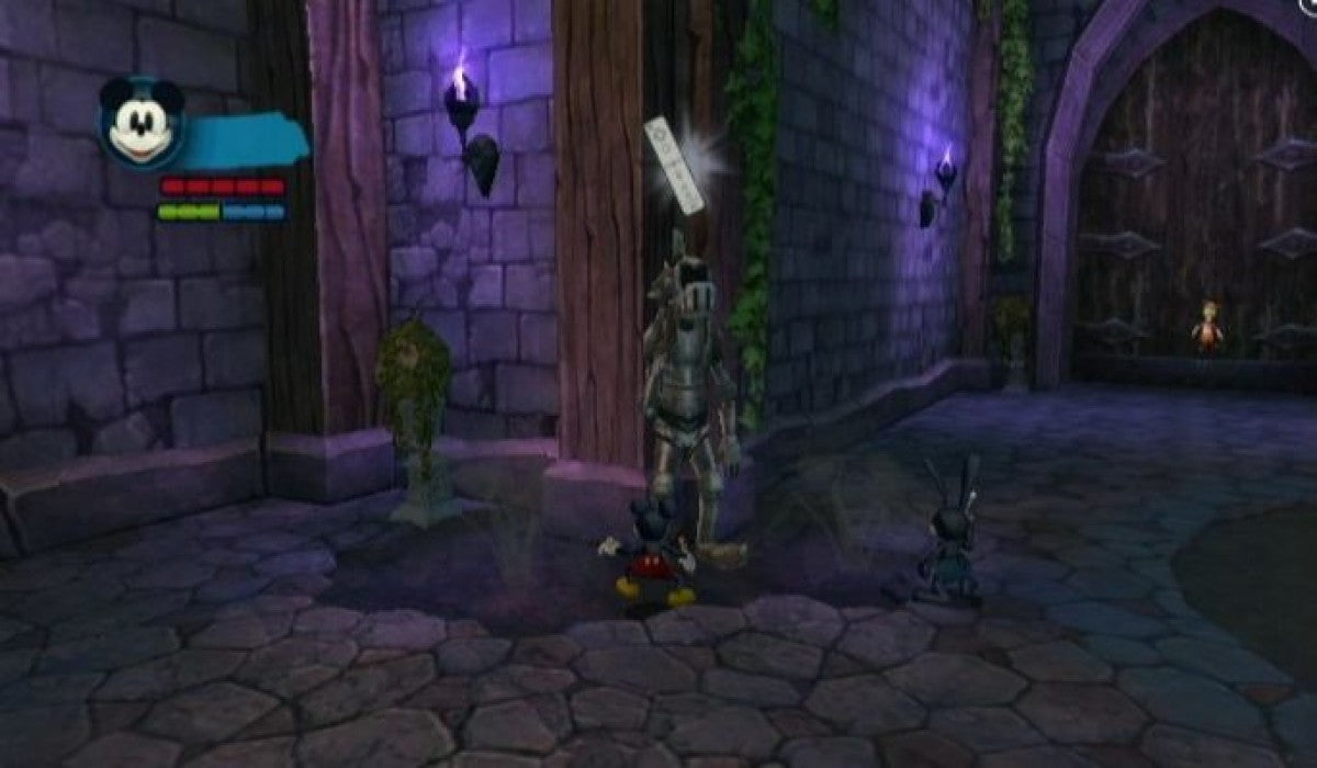 Disney Epic Mickey 2: The Power of Two gameplay art for Nintendo Wii (Wii) video game