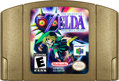 The Legend of Zelda Majora's Mask cartridge for Nintendo 64 (N64) video game
