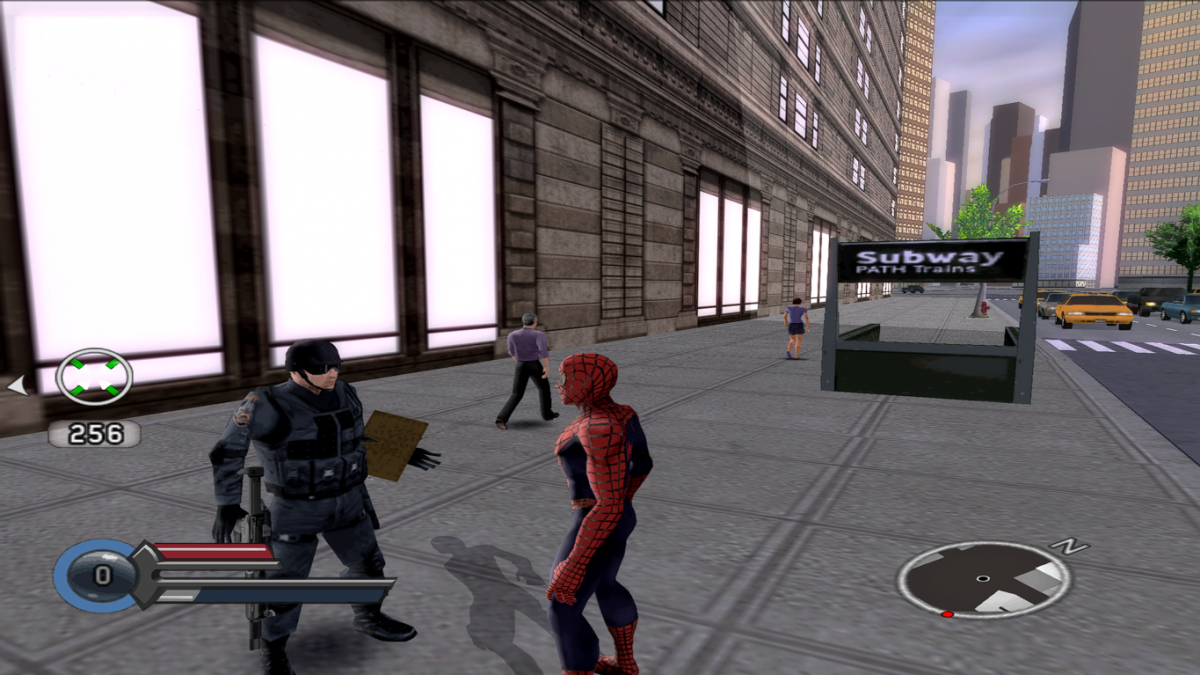Spider-Man 3 – PlayStation 2 (PS2) video game gameplay, action-adventure superhero game.