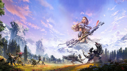 Horizon: Zero Dawn [Complete Edition] – PlayStation 4 (PS4) video game gameplay, open-world action RPG exclusive to PS4 featuring Aloy’s adventure in a post-apocalyptic world