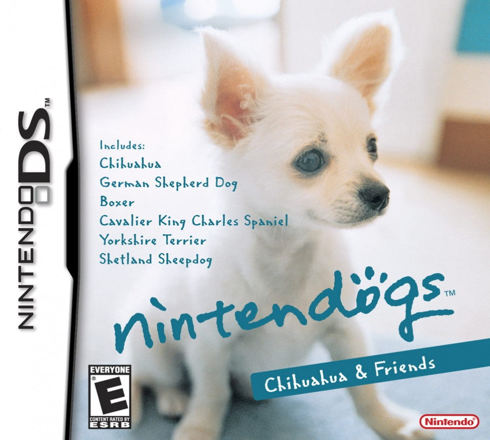 Nintendogs: Chihuahua and Friends cover art for Nintendo DS (DS) video game