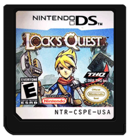 Lock's Quest cartridge for Nintendo DS (DS) tower defense strategy video game
