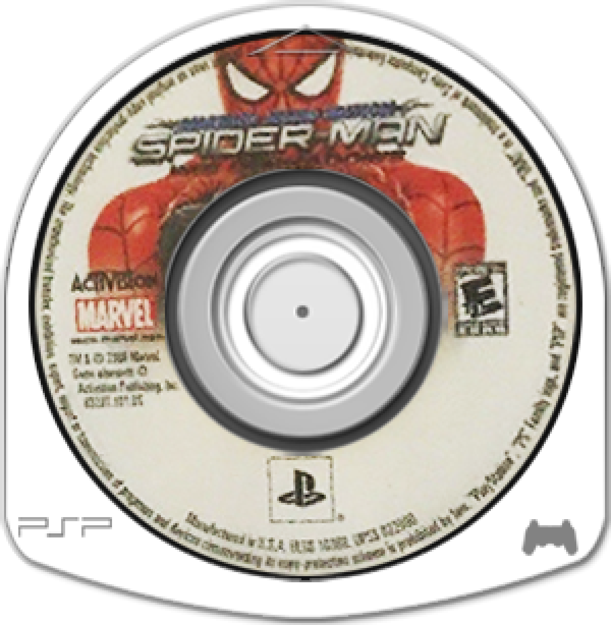 Spider-Man: Web of Shadows – Amazing Allies Edition disc for PlayStation Portable (PSP) action-adventure game