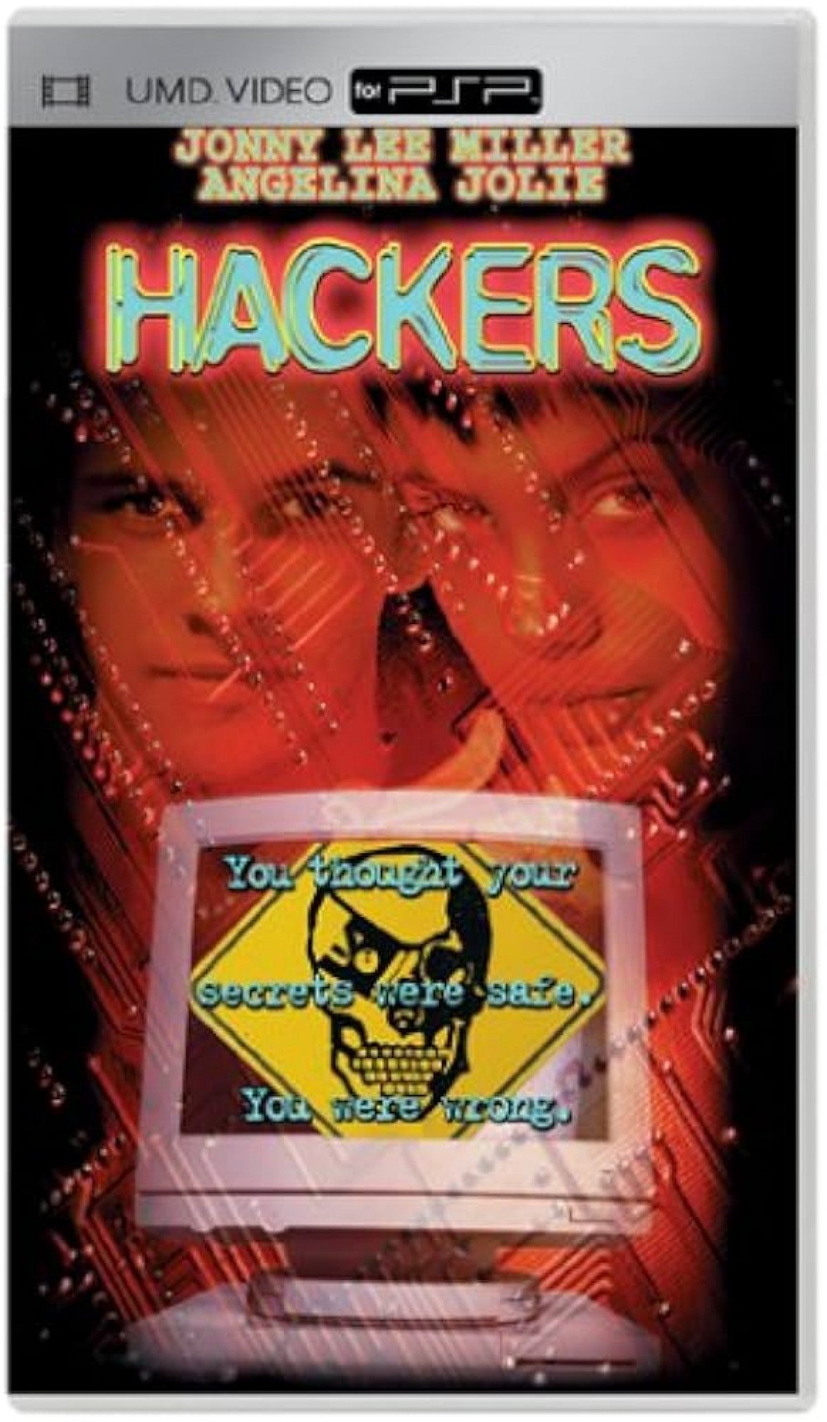 Hackers UMD Movie for PSP digital film release featuring the iconic 1995 cyberpunk hacking story cult classic characters and portable handheld viewing experience cover