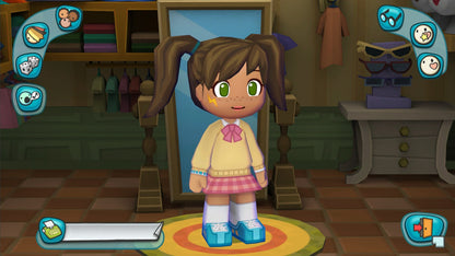MySims: Kingdom for Nintendo Wii life simulation adventure game featuring building customization quests colorful characters creative sandbox style gameplay 