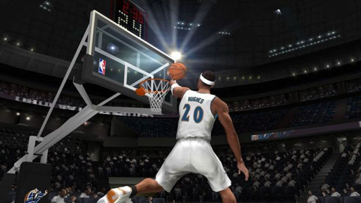NBA 06 retro PlayStation 2 video game NBA 06 basketball sports simulation realistic gameplay NBA teams competitive multiplayer franchise mode console title PlayStation 2 release gameplay