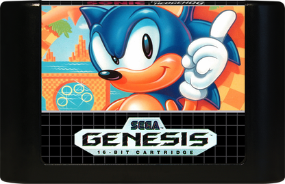 Sonic the Hedgehog cartridge for Sega Genesis (GEN) video game