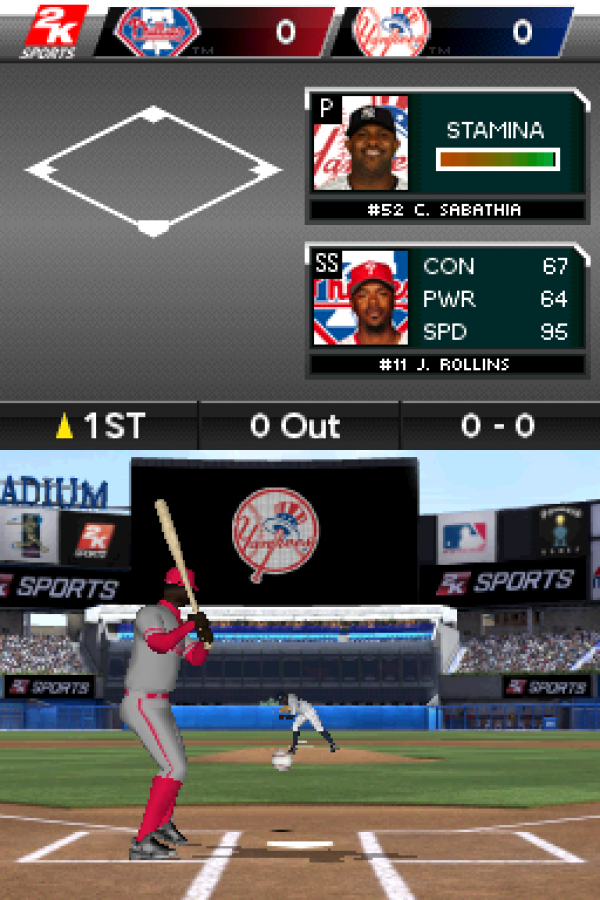 Major League Baseball 2K10 Nintendo DS for retro video game enthusiasts featuring baseball sports gameplay season mode batting pitching fielding mechanics team management features portable handheld controls and collectible gaming appeal gameplay  