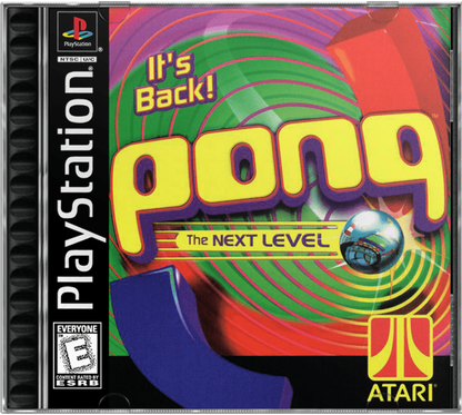 Pong: The Next Level cover art for PlayStation 1 (PS1) arcade video game