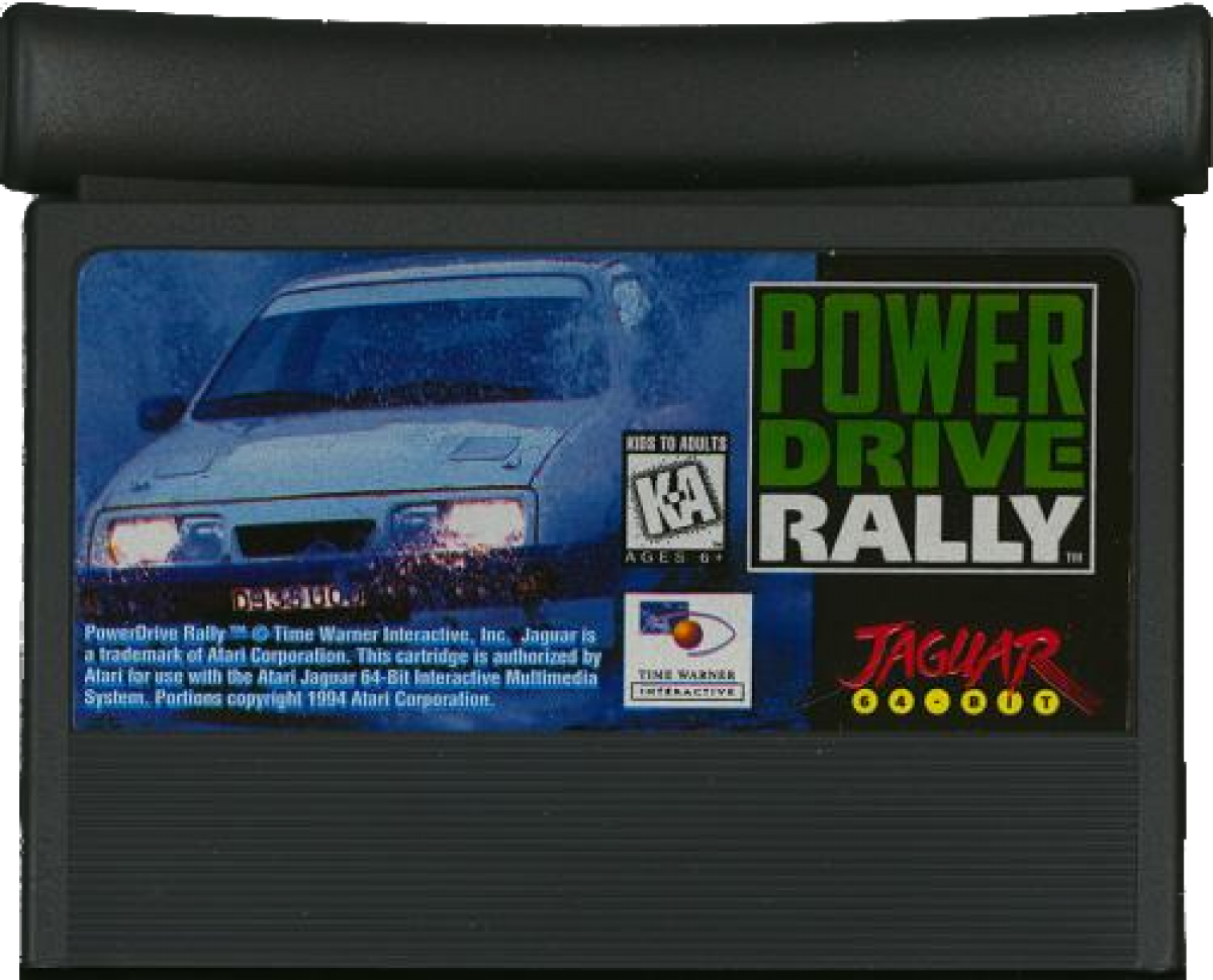 Power Drive Rally Power Drive Rally Atari Jaguar retro rally racing game cartridge classic motorsport title off road racing rally driving game 90s arcade racing game cartridge 