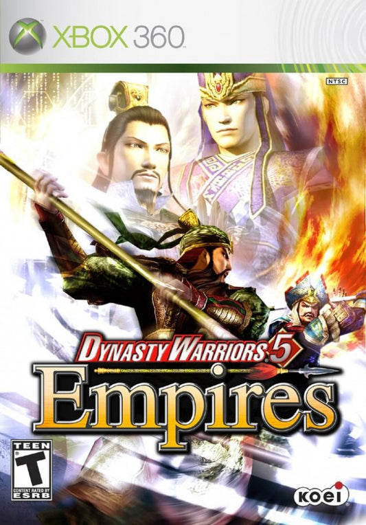 Dynasty Warriors 5 Empires cover art for Xbox 360 (X360) video game