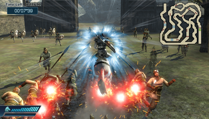 Dynasty Warriors Next for PlayStation Vita (PSV) at Gamers INC, featuring the high-energy "one-versus-thousands" tactical action of the Romance of the Three Kingdoms era, optimized for handheld play with touch-screen duels, motion-controlled special attacks, and a deep Conquest Mode that lets you unite ancient China through epic battlefield combat and strategic territory management gameplay 