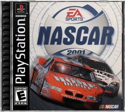 NASCAR 2001 – PlayStation 1 (PS1) retro racing game cover art
