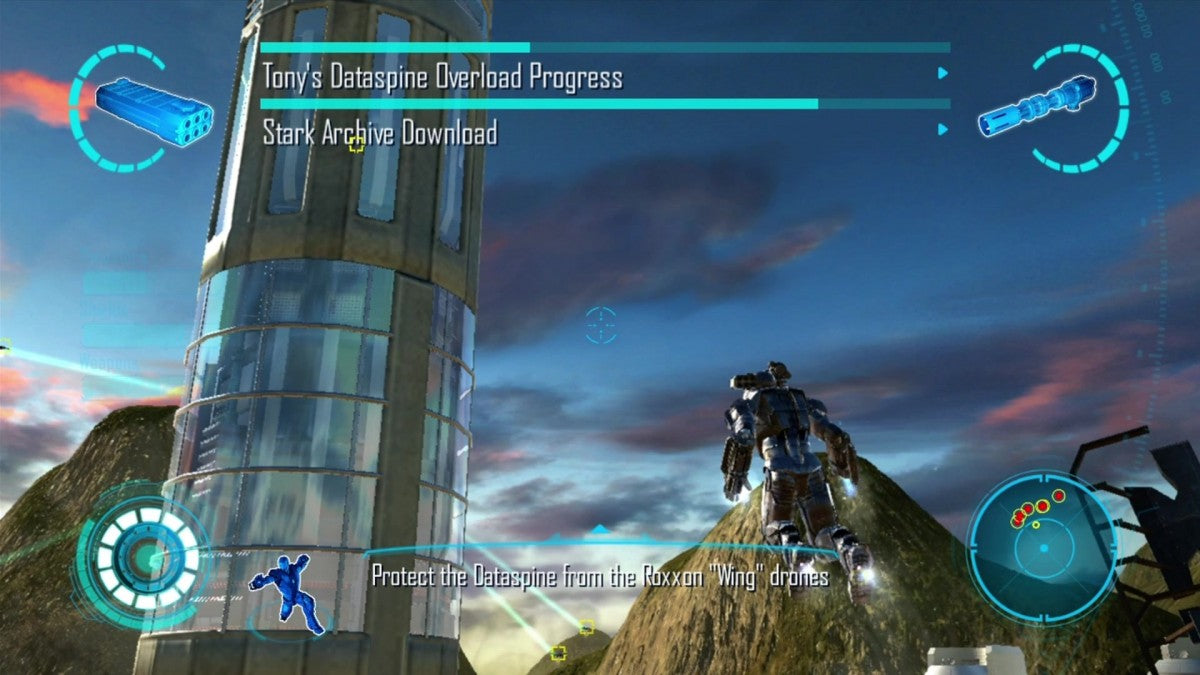 Iron Man 2 gameplay for Xbox 360 (X360) action-adventure superhero video game