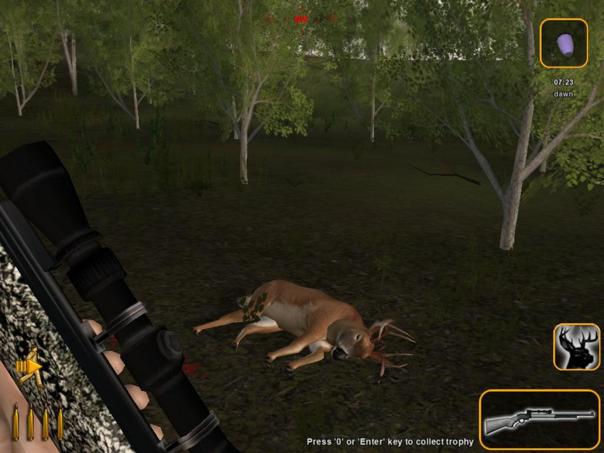 Cabela’s Deer Hunt 2005 for PlayStation 2 with deer hunting and outdoor simulation theme gameplay
