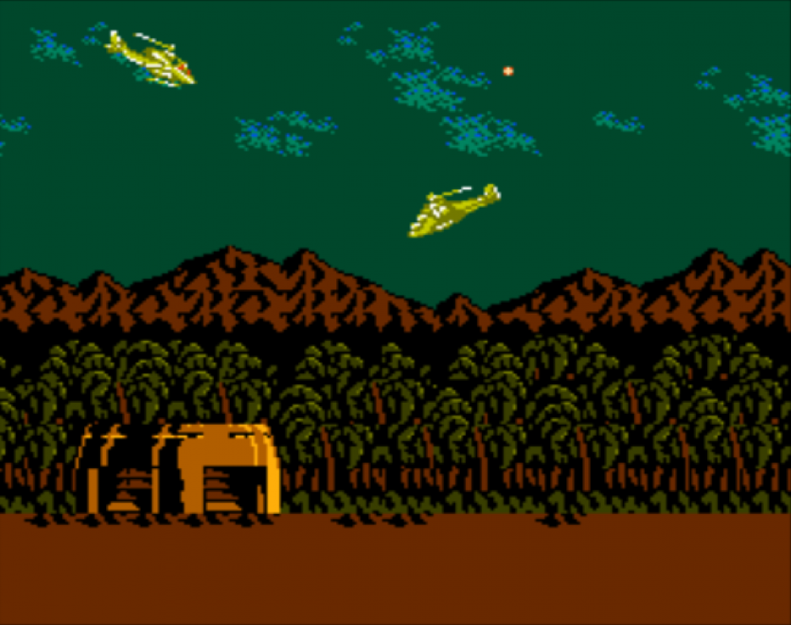 Cobra Command Nintendo Entertainment System NES video game featuring helicopter combat gameplay aerial missions enemy attacks military action explosive battles strategic targeting and classic 8 bit gameplay retro video game collection collectible gaming appeal gameplay