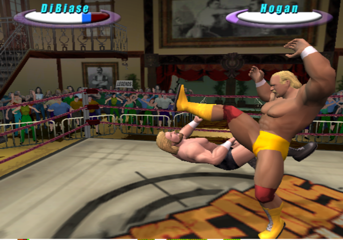 Legends of Wrestling gameplay for Playstation 2 (PS2) video game