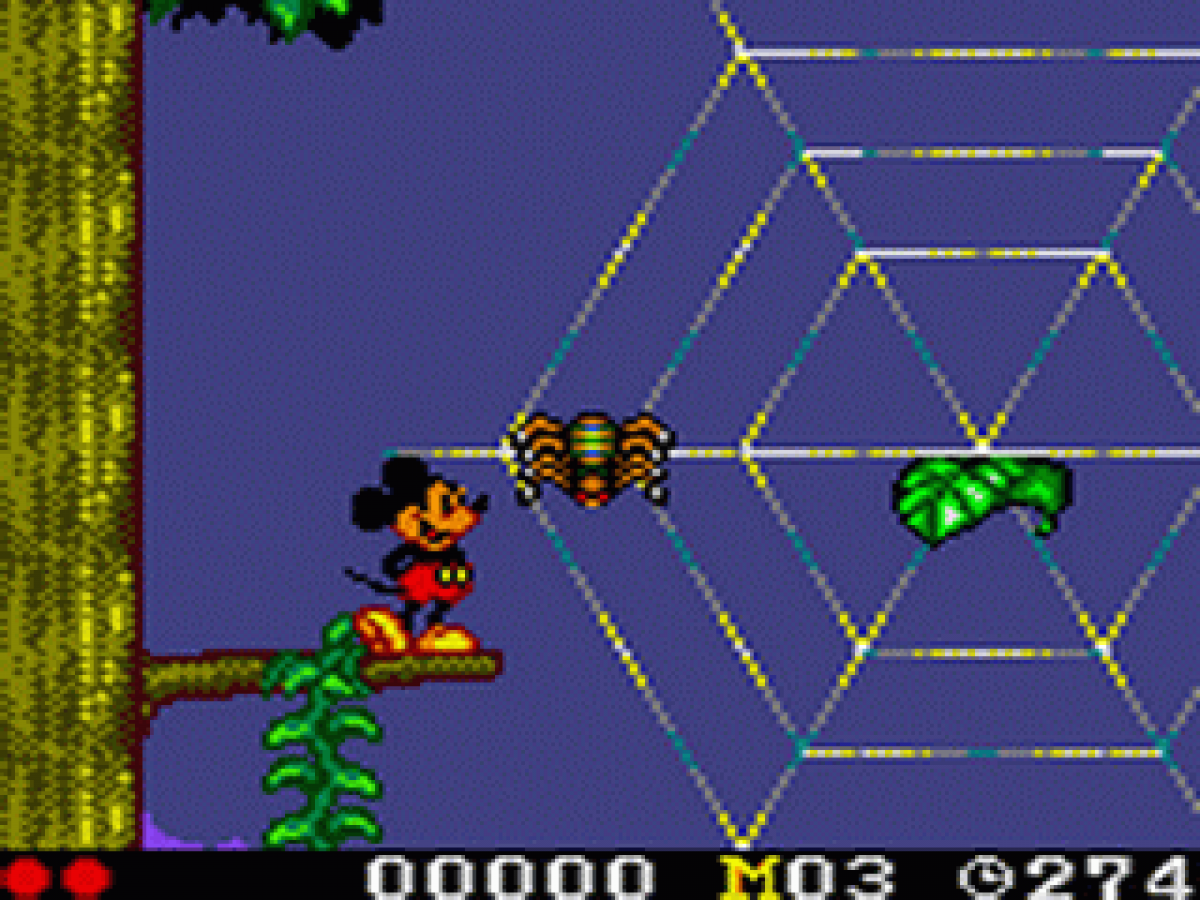 Disney's Land of Illusion: Starring Mickey Mouse [Game Only] – Sega Game Gear (GG) gameplay for video game for GG
