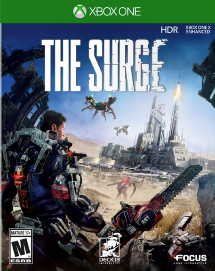 The Surge – Xbox One (XONE) cover art for sci-fi action role-playing video game